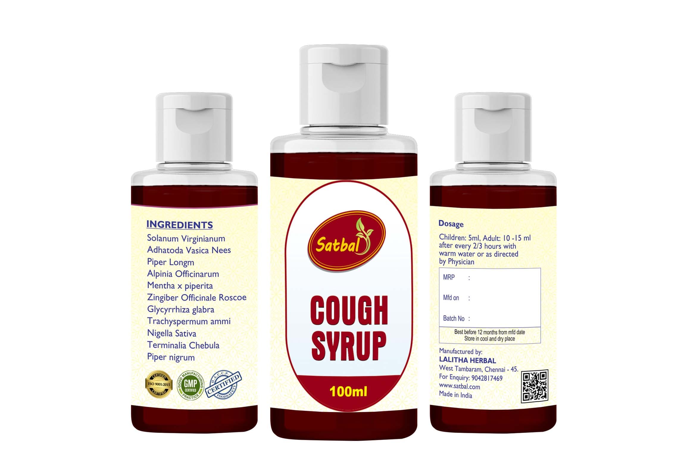 πΏβ¨ Soothe Naturally with Lalitha Herbal Parambariya Siddha Vaidya Salai's Herbal Cough Syrup! β¨πΏ
